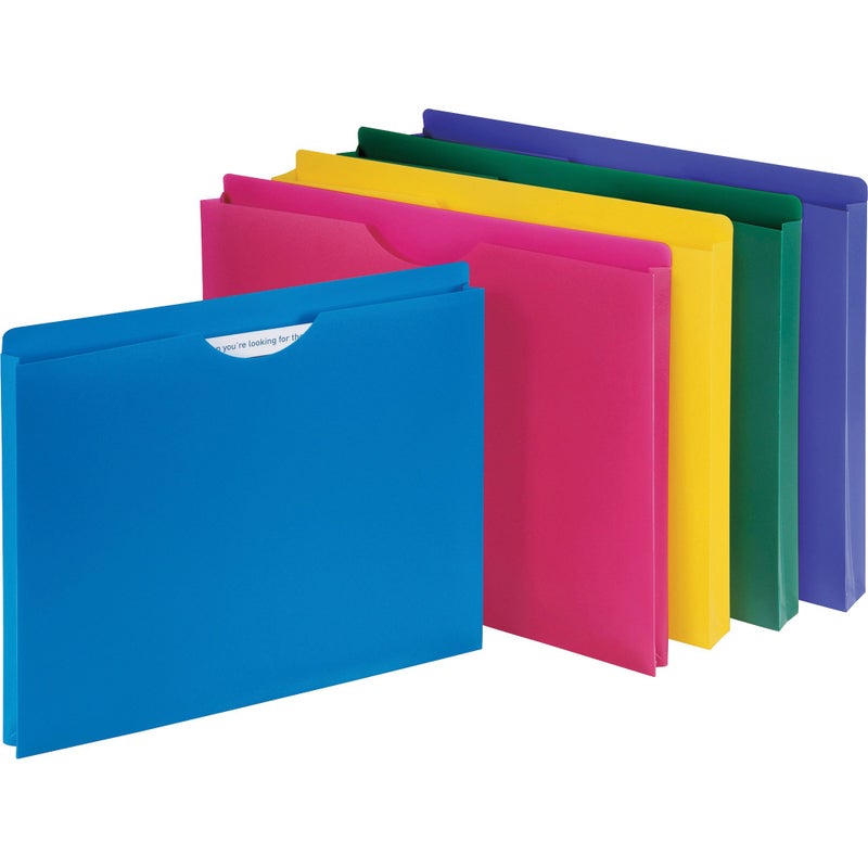 Business Source File Jacket Assorted 44435 Pack of 10