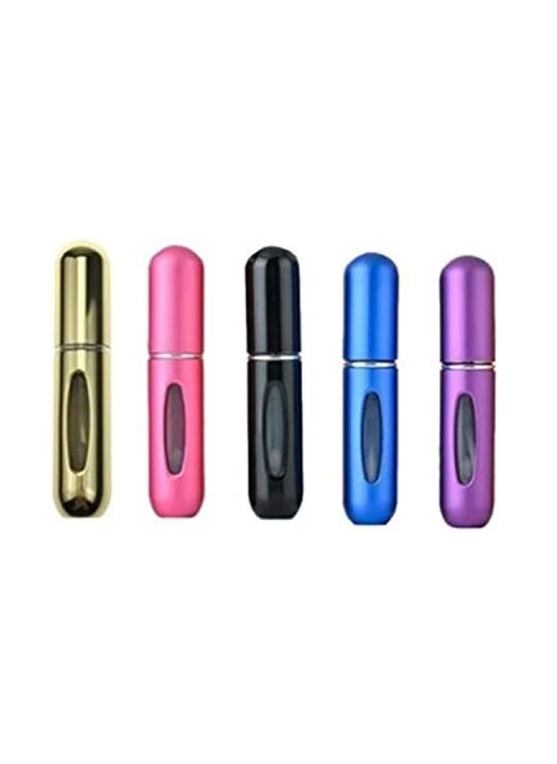 ORiTi - ORiTi 5 PCS  Portable Bottom Refillable Perfume Atomizer Spray Perfume Bottle Set for Travel - Image 1