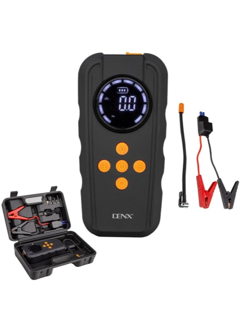 Denx Dynx DX2592 6000mAh Portable Car Jump Starter with Built-in Air Blower  - Image 2