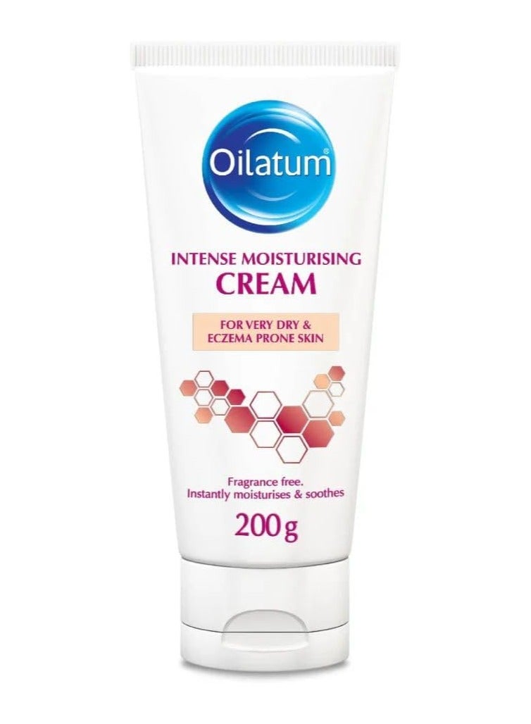 Oilatum Intense Moisturising Cream 200g – Fragrance-Free Relief for Very Dry & Eczema-Prone Skin - Image 1