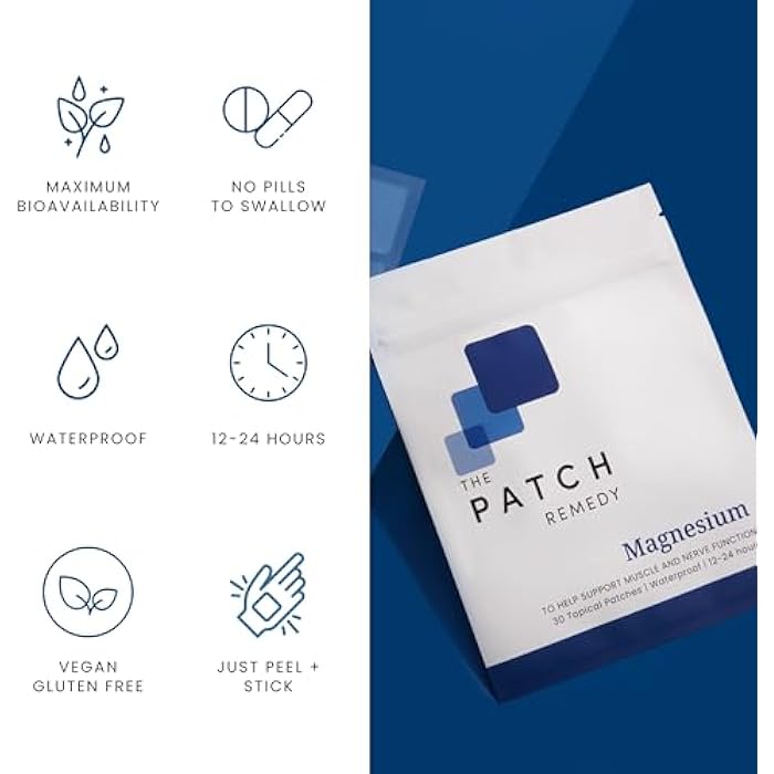 The Patch Remedy Magnesium Patch | Magnesium Glycinate | 30 Patches - Image 4