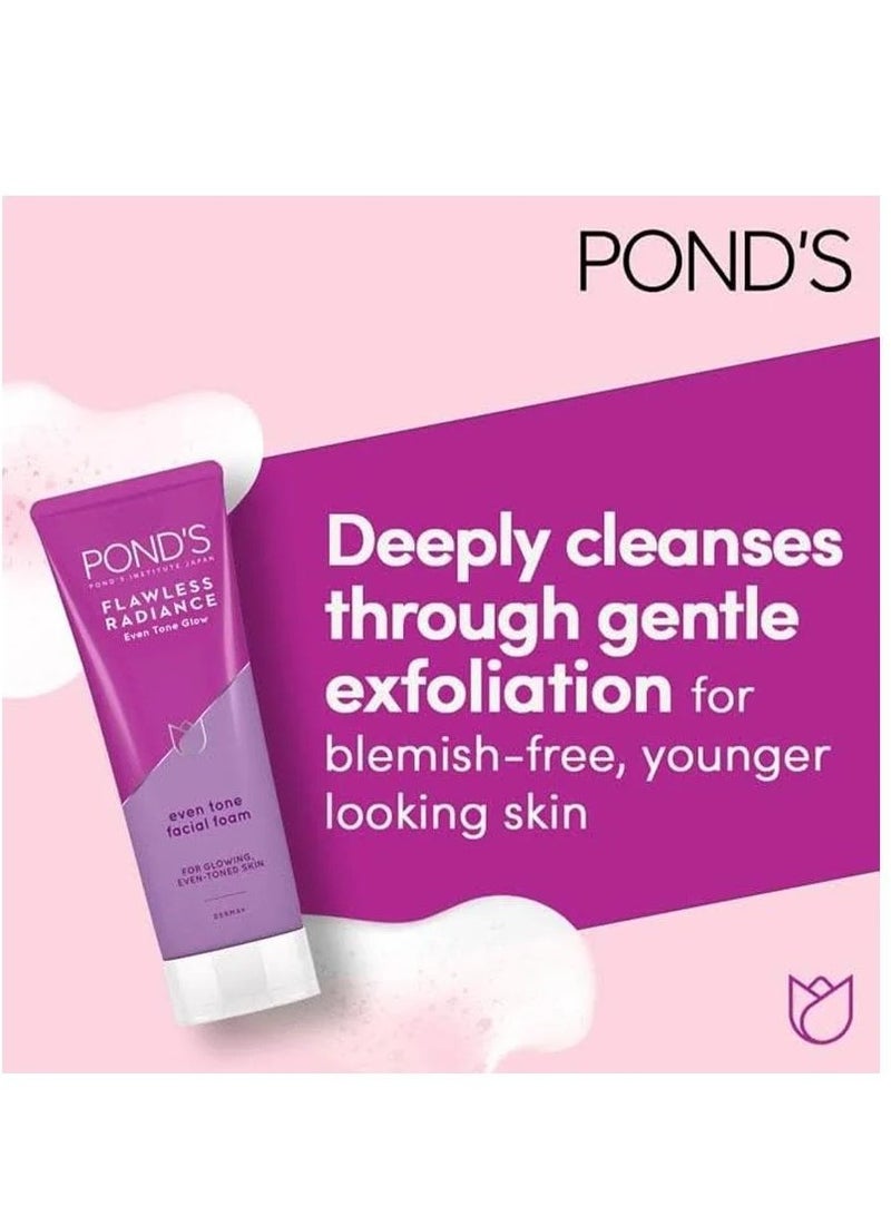 Pond's Flawless Radiance Even Tone Facial Foam With Niacinamide And Vitamin E 100grams - Image 2