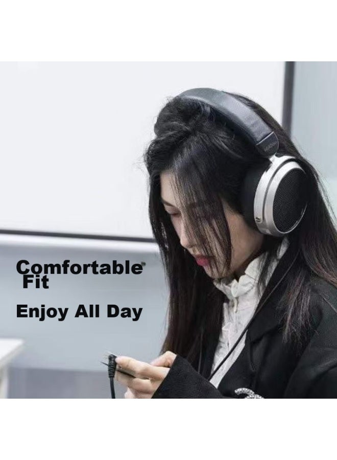 HIFIMAN سماعات هاي فاي أوديوافيلي هي400سي ذات السائق المسطح المفتوح، فوق الأذن سلكية، متوافقة مع الموسيقى، الكمبيوتر، والهواتف المحمولة - Image 2