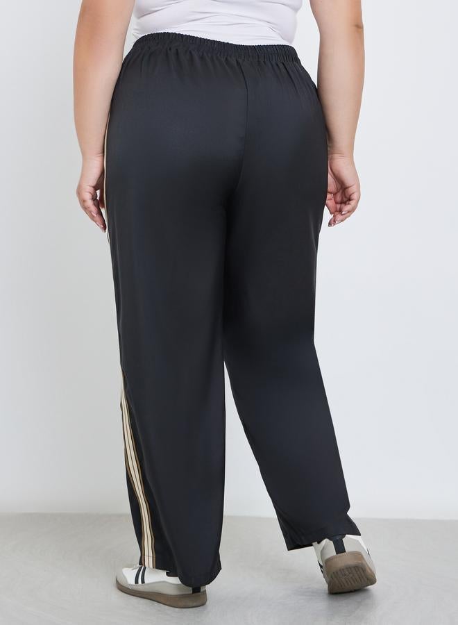 ستايلي بنطال بمقاس كبير بقصة أرجل مستقيمة - Image 4