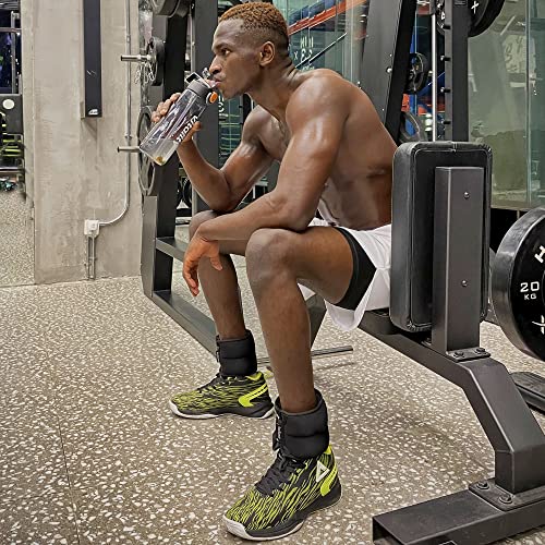 AceSpear Ankle Weights Sets for Men Women Kids 1lb 2lb 3lb 4lb 5lb Leg Weights Arm Wrist Weights Gym for Foot Exercise Training Workout Walking Jogging Yoga (Black, 2 lbs x 2) - Image 5
