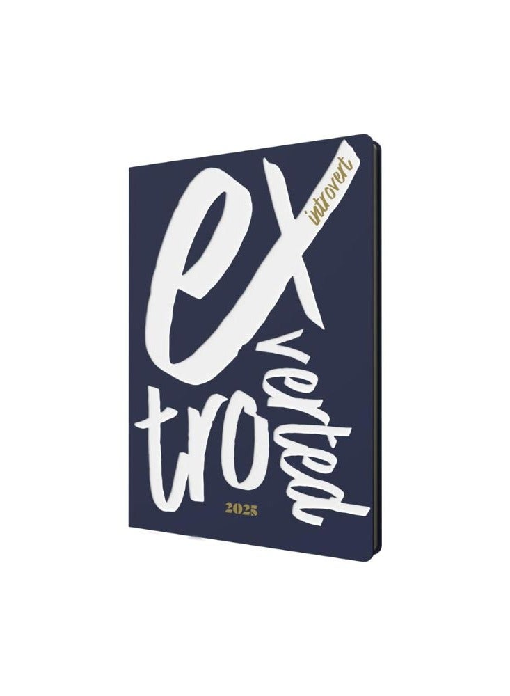 Collins Collins Expressive Type 2025 Planner - A5 Week to View Diary - Navy - (E-ET153.59-25) - Stylish Weekly Eco Diary with Recycled Paper  - Image 1