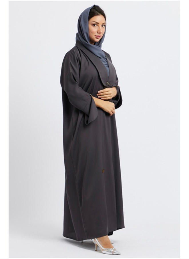 Evva Evva Luxury Saudi Abaya for Women – Elegant Open Front Modest Wear in Premium Fabric – Ideal for Ramadan, Eid, and Everyday Elegance  - Image 1