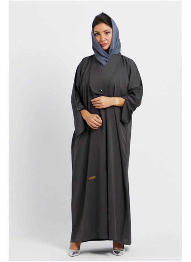 Evva Evva Luxury Saudi Abaya for Women – Elegant Open Front Modest Wear in Premium Fabric – Ideal for Ramadan, Eid, and Everyday Elegance  - Image 2