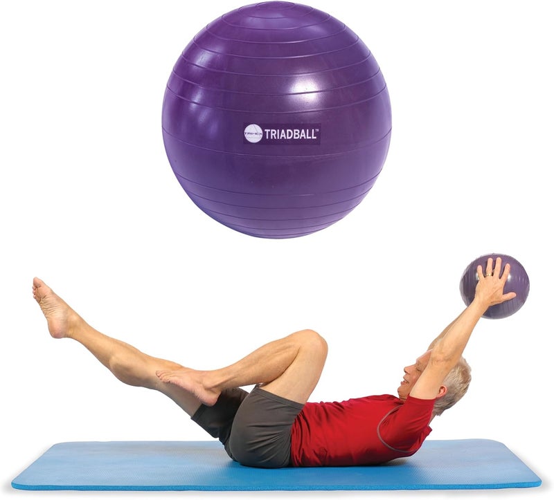 OPTP Triad Ball - Inflatable Pilates Exercise Ball for Core Strength - Image 1
