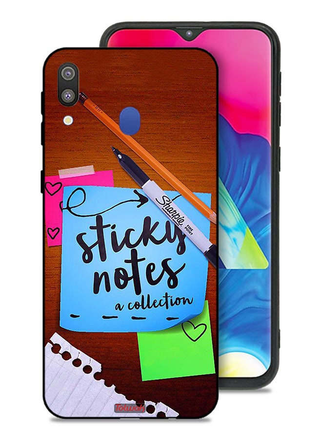 Tolwak Samsung Galaxy M20 Protective Case Cover Sticky Notes - Image 1