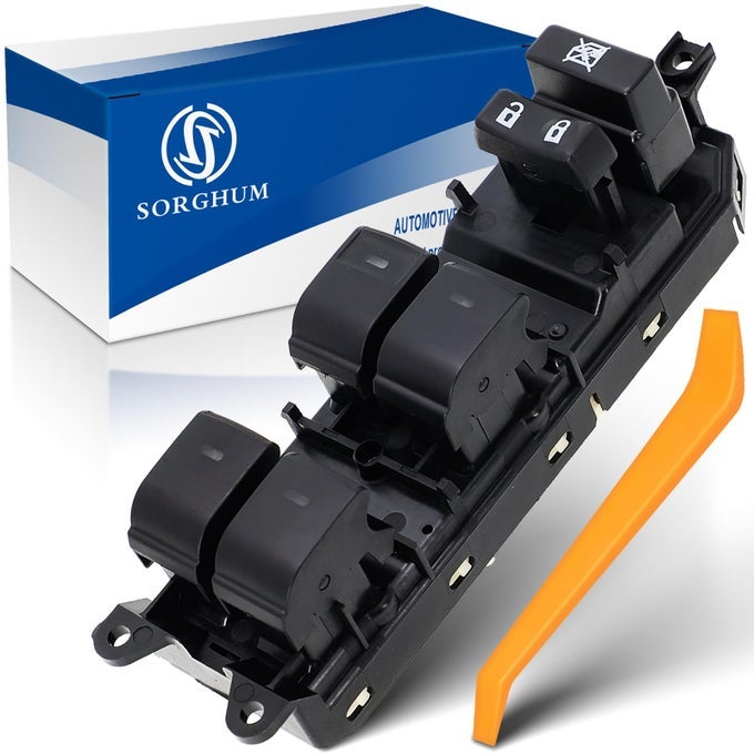 Power Window Switch Driver Side Master Window Switch Compatible with 20082015 Toyota Camry Land Cruiser Prius Sienna Venza 4Runner Lexus CT200h 20 Pins Replace 8404033100