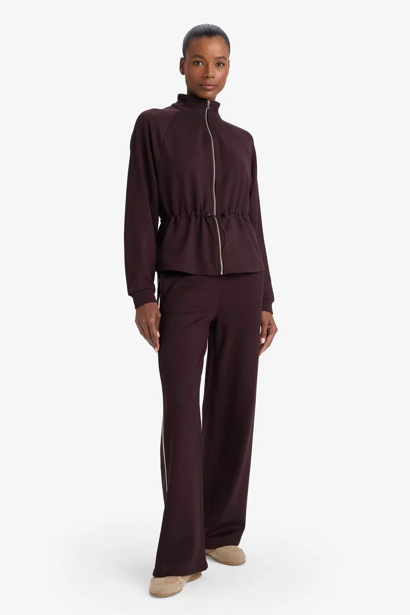ديفاكتو Wide Leg Long Leg Modal Trousers