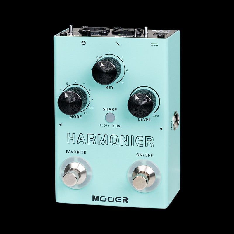 MOOER MVP2 Harmonier Vocal Harmony Pedal With XLR I/O, 48V Phantom Power, Built-in Reverb - Image 2