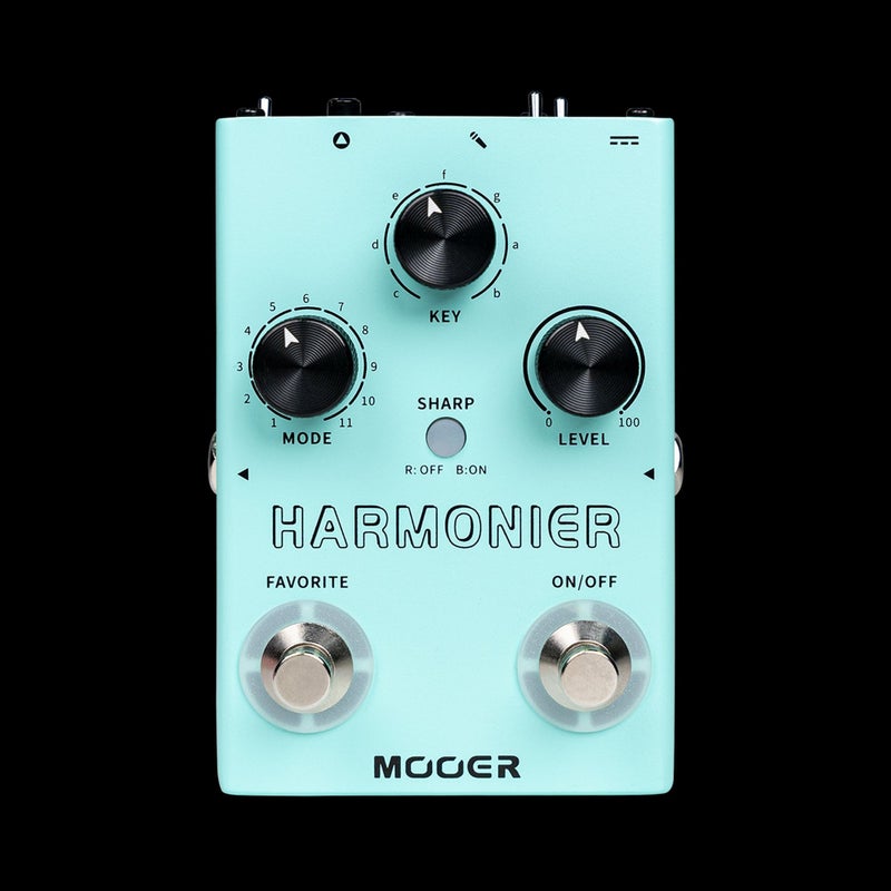 MOOER MVP2 Harmonier Vocal Harmony Pedal With XLR I/O, 48V Phantom Power, Built-in Reverb - Image 3