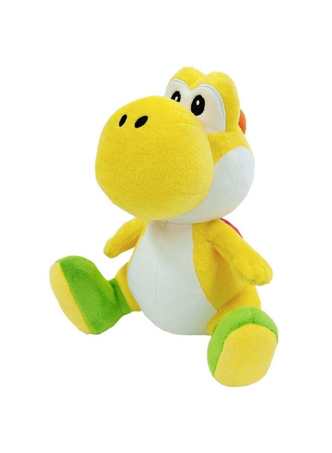 Little Buddy 1220 Super Mario All Star Collection Yellow Yoshi Plush, 7" - Image 1