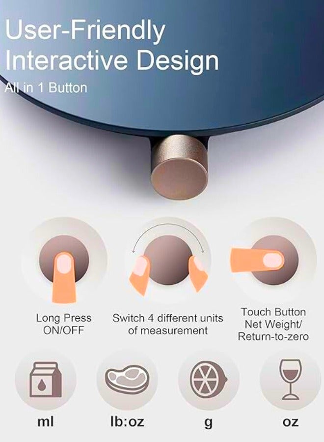Chase Up Smart Food Scale, Kitchen Scale, Food Scales Digital Weight Grams and Oz, Coffee Scale, Kitchen Scale with 0.1g High Precise Sensor, Measures in 4 Units (g/ml/oz/lb: oz)，Batteries Not Included - Image 2