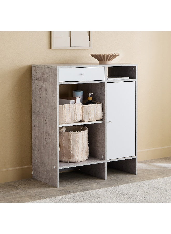 Home Box خزانة متعددة الاستخدامات باللونين الرمادي والأبيض - Image 3