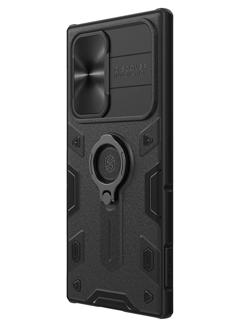 Nillkin CamShield Armor Cover Case Designed For Samsung Galaxy S22 Uitra - Black - Image 2