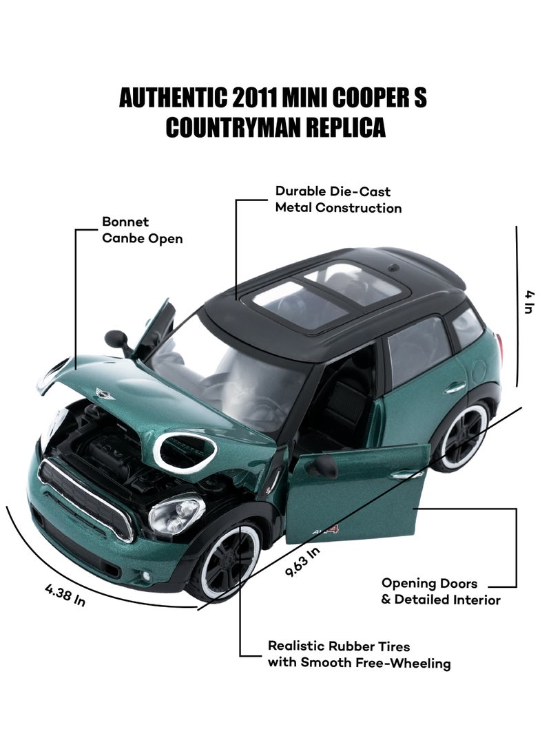 موتورماكس سيارة ميني كوبر إس كانتري مان موديل ٢٠١١ مصبوبة بمقياس ١:٢٤ | سيارة مرخصة رسميًا | أبواب تفتح، تصميم داخلي مفصل، وسيارة مصغرة تتحرك بحرية - Image 5