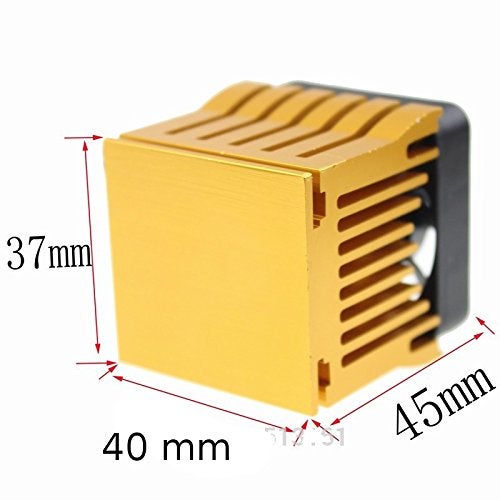 CentIoT - 2 PIN Graphics Cards Cooling Fan Aluminum Heatsink Cooler Fit for Personal Computer CPU GPU and Peltier (37MM Tall 40(L) x40(W) mm) - Image 3