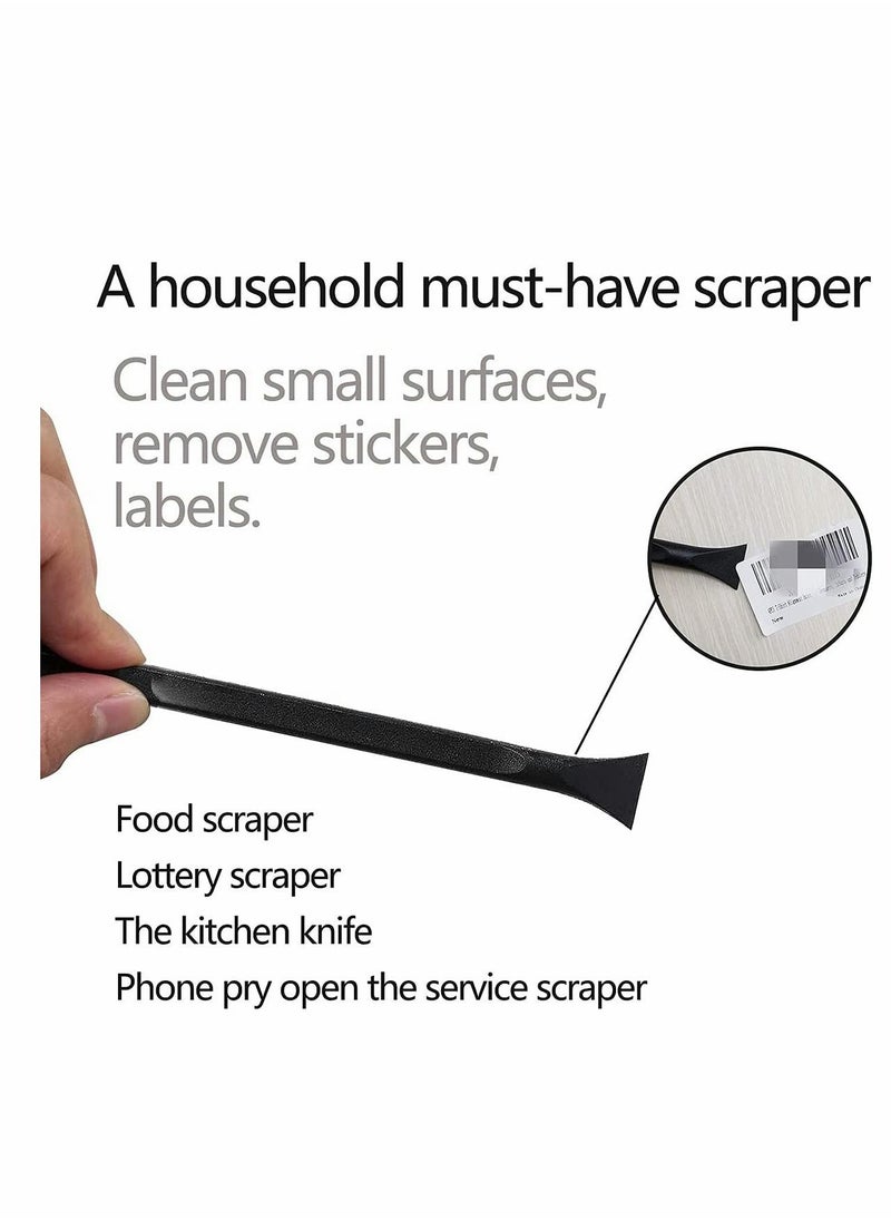 KASTWAVE - Sticker Scraper, Paint Plastic Scraper Carbon Fiber Multi-Purpose Scraper Non-Scratch Cleaning Tool Easy to Clean Small and Narrow Spaces and Gaps, Remove Stickers, Labels, Oil Stains, Dirt 3 Pcs - Image 1