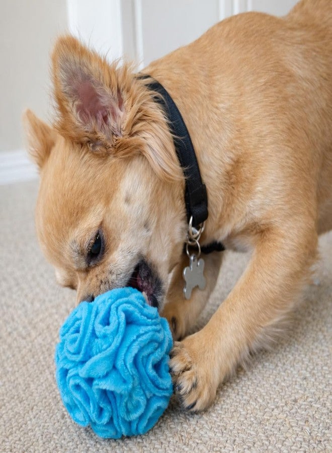 Glory To Dog لعبة كرة أحجية تفاعلية للبحث عن الطعام من Glory To Dog، مناسبة للجراء والكلاب الصغيرة، باللون الأزرق، صغيرة الحجم - Image 2