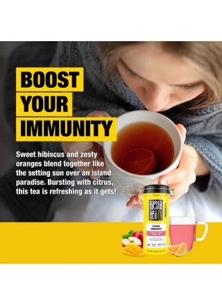 Tiesta Tea - Citrus Sunburst, Loose Leaf Tropical Citrus Herbal Tea, Non-Caffeinated, Hot And Iced Tea, 5.5 Oz Tin - 50 Cups, Natural, Flavored, Hot And Iced Tea, Herbal Hibiscus Tea Loose Leaf - pzsku/ZA7E9D2B5DEBC13661118Z/45/_/1726644735/09872f8c-8cd7-480c-8557-7a092f583abd