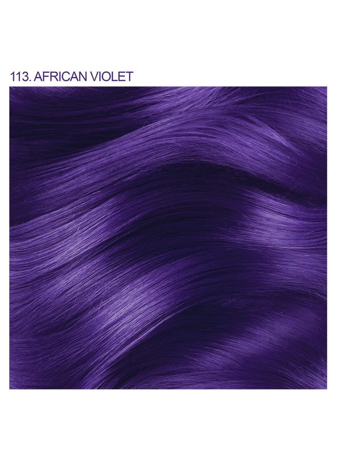 Adore Semi Permanent Hair Color Vegan And Crueltyfree Hair Dye 4 Fl Oz 113 African Violet (Pack Of 2)  - Image 3