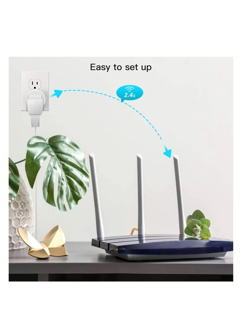 رايتشر قابس واي فاي ذكي، مقبس توصيل ذكي 16 أمبير متوافق، مع وظيفة مؤقت إحصاءات الكهرباء، مع جهاز تحكم عن بعد وصوت، لا يتطلب محورًا - Image 4