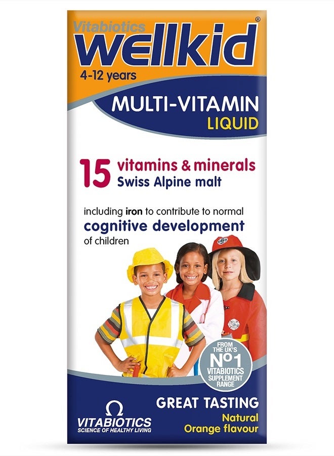 Wellkid by Vitabiotics Multi-Vitamin Liquid 150ml - Image 1