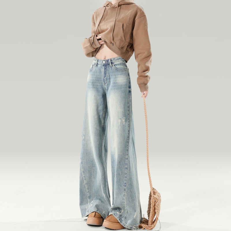 Unisex Classic Denim Jeans Loose Fit Daily Outdoor Wear - Image 4