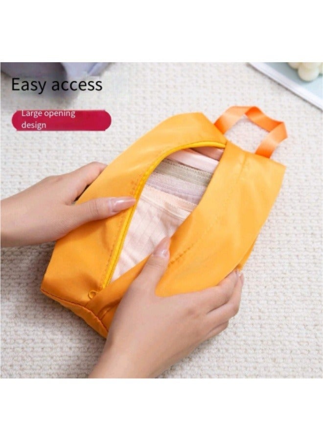 حقيبة تخزين الملابس الداخلية للسفر، حقيبة تخزين الجوارب المحمولة، حقيبة التعبئة، وردية اللون - Image 4