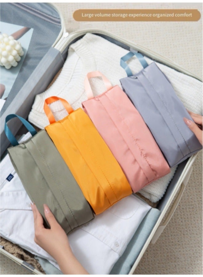 حقيبة تخزين الملابس الداخلية للسفر، حقيبة تخزين الجوارب المحمولة، حقيبة التعبئة، وردية اللون - Image 3