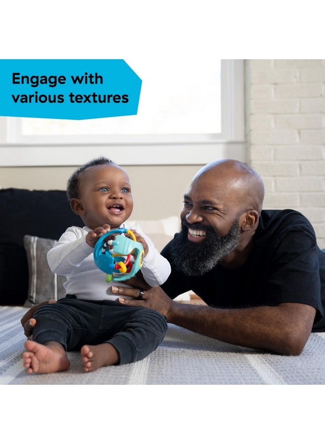 Baby Einstein Rattle & Sense Sensory Ball, with Bead Chasers, Ages 3 Months and Up - Image 4
