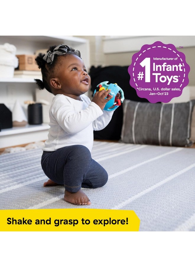 Baby Einstein Rattle & Sense Sensory Ball, with Bead Chasers, Ages 3 Months and Up - Image 3