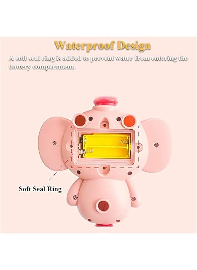Generic - Bathtub Shower Head Toy, Elephant Electric Shower Sprinkler Toy for Kids Tub Shower Head Electric Water Pump Bath Toy Toddlers Hand Shower Sprinkler Bathtub Toy with 3 Suction Cups (Blue) - Image 1