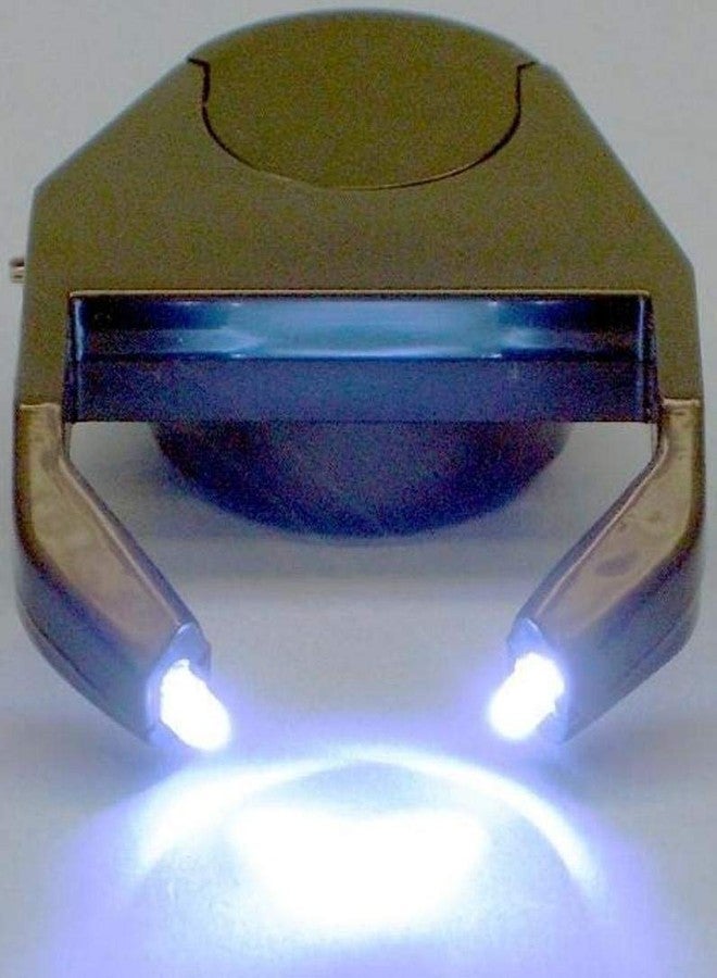 Beta BETAMAG 12 LIGHT Dual LED's Light Attachment for Betamag 12x Magnifier ONLY, Bright White LED Illumination, Dual LEDs Cast Shadow-free Light, Long Lasting, Replaceable Coin Cells - Image 1