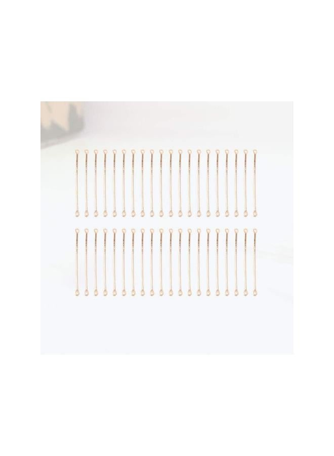 klarako 200pcs Bar Links 2 Hole Stick Strip Earrings Connector Rod Charms for Bracelet Necklace Jewelry Making Findings Supplies 40mm  - Image 5