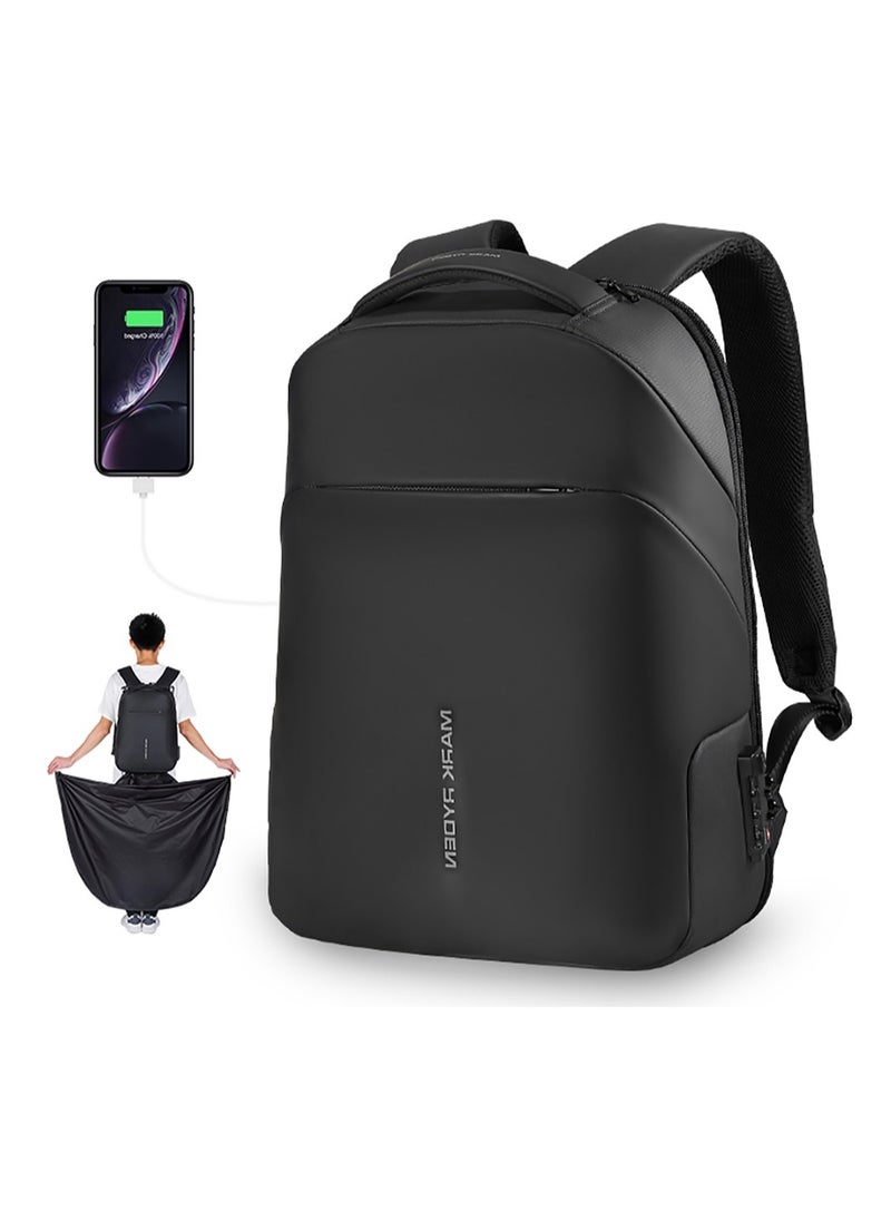 MARK RYDEN MARK RYDEN 9068YY Casual Anti-thief With TSA Lock Backpack With USB Port & Raincaot Pocket  - Image 1
