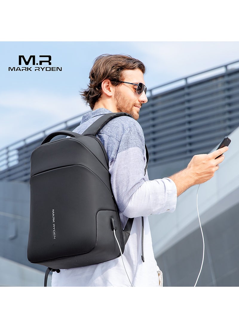 MARK RYDEN MARK RYDEN 9068YY Casual Anti-thief With TSA Lock Backpack With USB Port & Raincaot Pocket  - Image 2