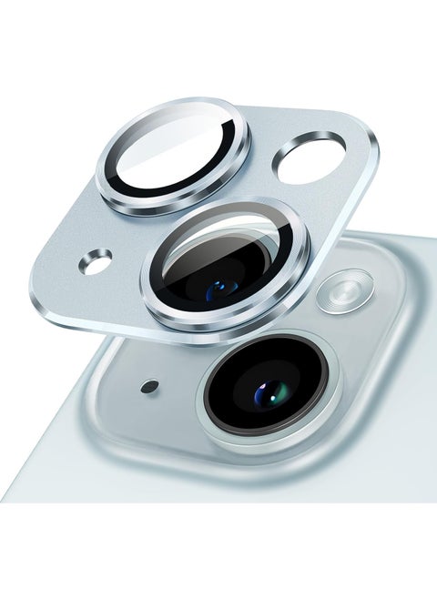 Camera Lens Protector for iPhone 15 and iPhone 15 Plus Blue