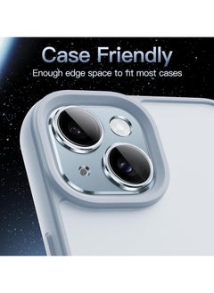 URBBKING Camera Lens Protector for iPhone 15 and iPhone 15 Plus Blue  - Image 4