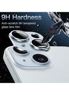 URBBKING Camera Lens Protector for iPhone 15 and iPhone 15 Plus Blue  - Image 3