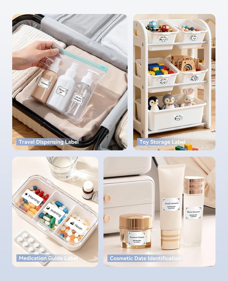 B1 2 Inch Label Maker with 1 Roll Free Tape 2 inches Width Business Price Gun Thermal Label Printer Shipping Label Tag Writer for Home Office Organization Commercial Use - Image 3
