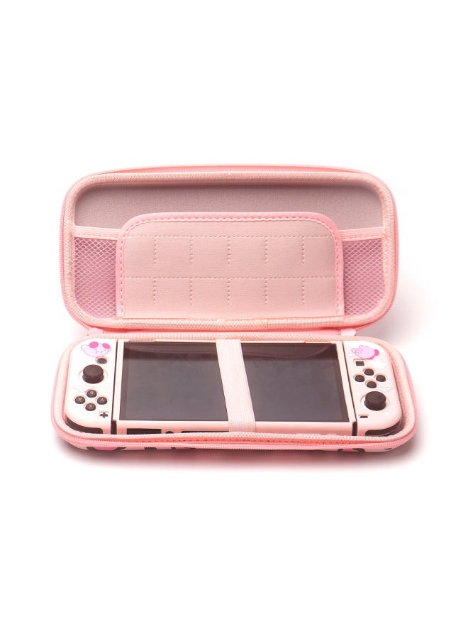 Nintendo Swich Storage Bag OLED Storage Bag EVA Hard Bag Thickened Hard Protective Case Suit-Product Color:Stitch-ns/battery Life Version/oled Storage Bag  - Image 5