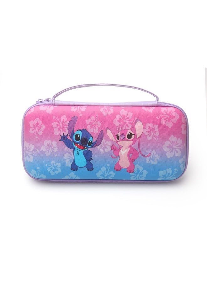 Nintendo Swich Storage Bag OLED Storage Bag EVA Hard Bag Thickened Hard Protective Case Suit-Product Color:Stitch-ns/battery Life Version/oled Storage Bag  - Image 1