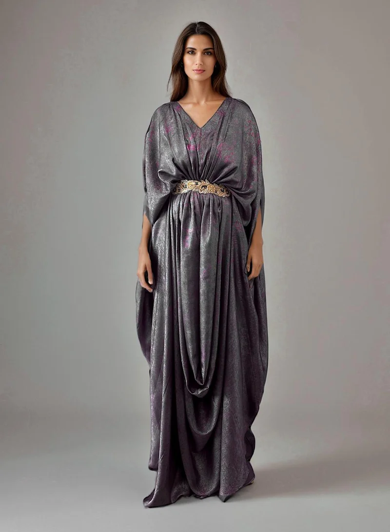 ECSTACY Shimmer Drape Kaftan