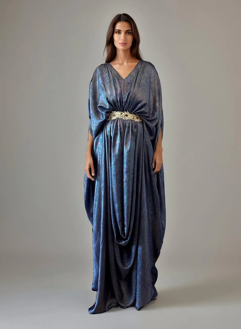 ECSTACY Shimmer Drape Kaftan