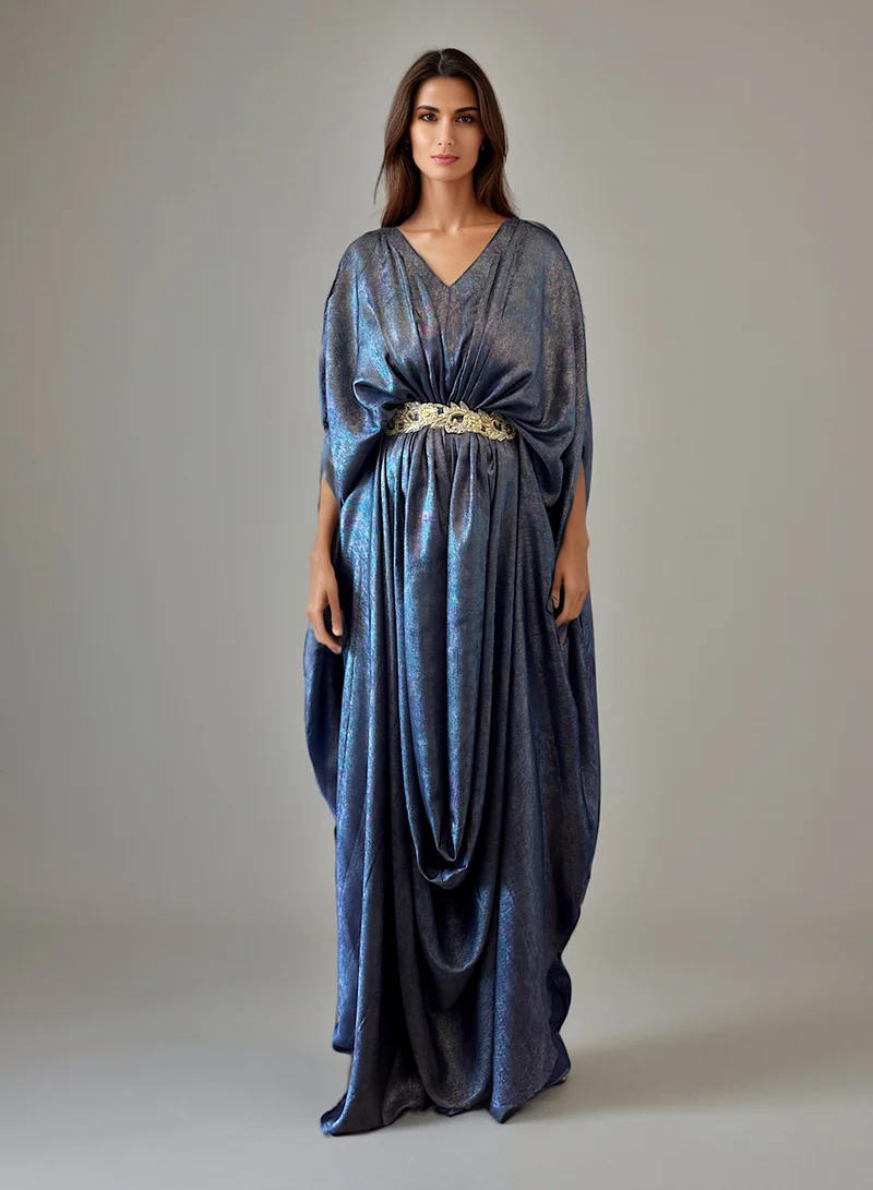Ecstacy Shimmer Drape Kaftan