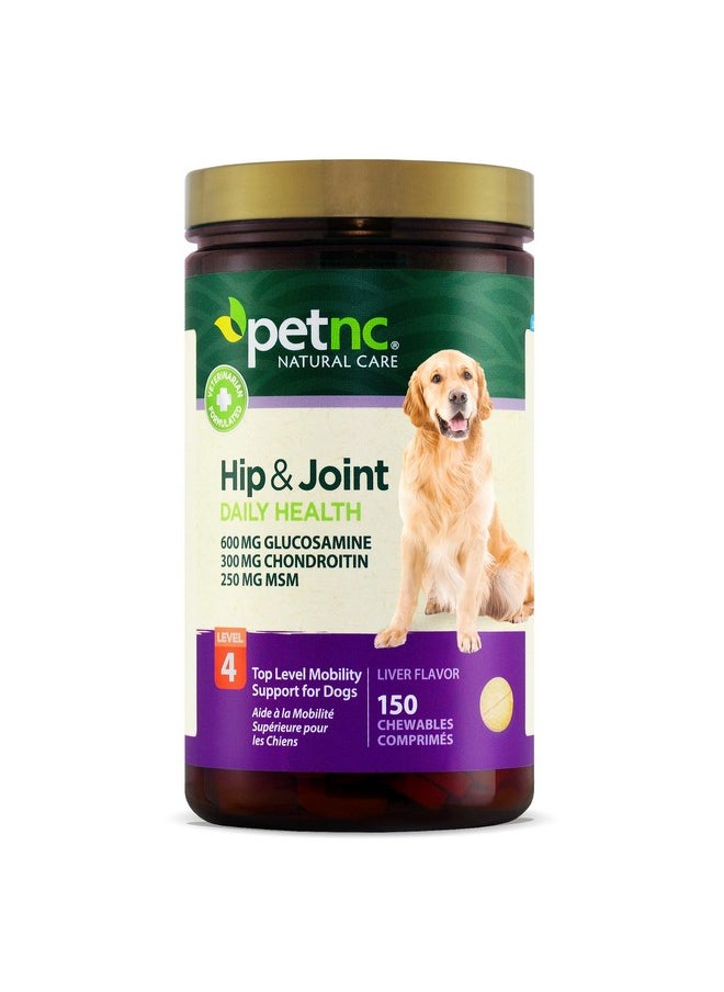 petnc NATURAL CARE Hip And Joint Health Advanced Chewables For Dogs 150 Count  - Image 1